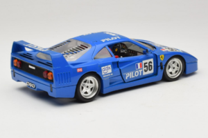 Ferrari F40 Pilot #56 Bleu Bburago 1:18 3332-BL1 Métal Moulé — image 3 sur 8