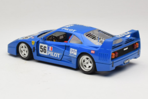 Ferrari F40 Pilot #56 Bleu Bburago 1:18 3332-BL1 Métal Moulé — image 7 sur 8