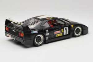 Ferrari F40 Pirelli Agip #1 Noir Bburago 1:18 3332-B1 Métal Moulé — image 3 sur 8