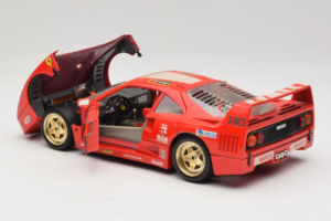 Ferrari F40 Evoluzione #1 Pirelli Agip Rouge avec Roues Or 1992 Bburago 1:18 3042-P2 Métal Moulé — image 5 sur 8