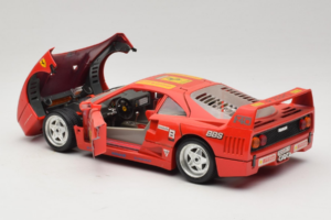 Ferrari F40 Pirelli BBS Rouge Bburago 1:18 3032-P4 Métal Moulé — image 5 sur 8