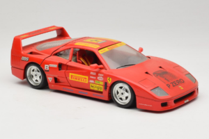 Ferrari F40 Pirelli BBS Rouge Bburago 1:18 3032-P4 Métal Moulé — image 6 sur 8