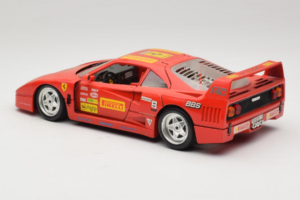 Ferrari F40 Pirelli BBS Rouge Bburago 1:18 3032-P4 Métal Moulé — image 7 sur 8