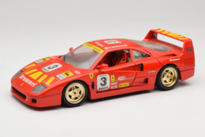 Ferrari F40 #3 Pirelli Rouge 1987 Bburago 1:18 3332-P4 Métal Moulé