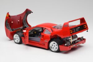 Ferrari F40 Rouge Bburago 1:18 3332 Métal Moulé — image 5 sur 8