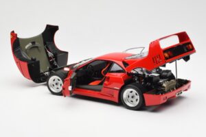 Ferrari F40 Rouge Kyosho 1:18 08416R2 Métal Moulé — image 7 sur 10