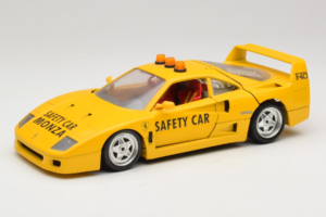 Ferrari F40 Safety Car Jaune Bburago 1:18 3032-Y2 Métal Moulé