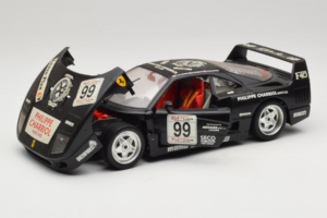 Ferrari F40 Seco #99 Lesseps / Charriol / Balandras Noir Bburago 1:18 3032-B3 Métal Moulé — image 2 sur 8