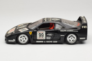 Ferrari F40 Seco #99 Lesseps / Charriol / Balandras Noir Bburago 1:18 3032-B3 Métal Moulé — image 4 sur 8