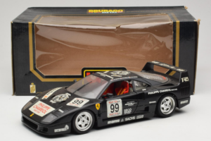 Ferrari F40 Seco #99 Lesseps / Charriol / Balandras Noir Bburago 1:18 3032-B3 Métal Moulé — image 8 sur 8