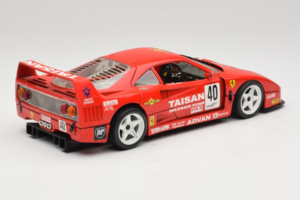 Ferrari F40 #40 T. Ohta / A. Reid Taisan Rouge 1987 Bburago 1:18 3022-T1 Métal Moulé — image 3 sur 8