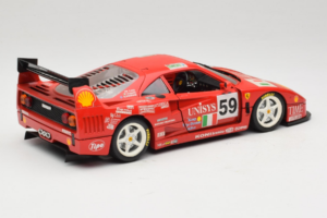 Ferrari F40 LM Unisys #59 Ota / P. Nappi / R. Donovan 24 Hours of Le Mans 1996 Bburago 1:18 3032-U1 Métal Moulé — image 3 sur 8