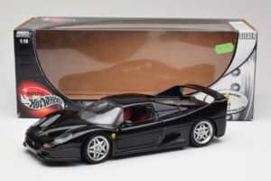 Ferrari F50 Noir Hot Wheels 1:18 23910 Métal Moulé — image 8 sur 8