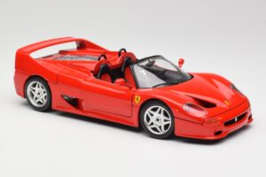 Ferrari F50 Cabriolet Rouge Bburago 1:18 3352 Métal Moulé — image 6 sur 8