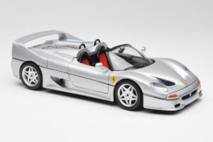 Ferrari F50 Cabriolet Argent Bburago 1:18 3372 Métal Moulé — image 6 sur 8