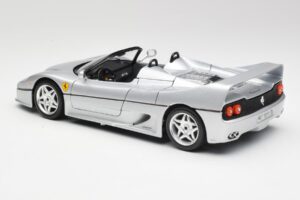 Ferrari F50 Cabriolet Argent Bburago 1:18 3372 Métal Moulé — image 7 sur 8