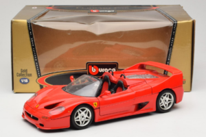 Ferrari F50 Cabriolet Rouge Bburago 1:18 3372-P1 Métal Moulé — image 8 sur 8