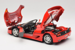 Ferrari F50 Cabriolet 50 Jahre Ferrari 24 Jahre Bburago FMC Rouge Bburago 1:18 3352-P1 Métal Moulé — image 5 sur 8