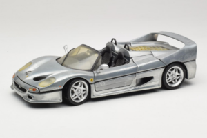 Ferrari F50 Cabriolet Chrome Silver Édition Limitée Hot Wheels 1:18 25741 Métal Moulé