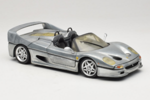 Ferrari F50 Cabriolet Chrome Silver Édition Limitée Hot Wheels 1:18 25741 Métal Moulé — image 6 sur 8