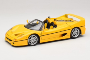 Ferrari F50 Cabriolet Shell Jaune Maisto 1:18 3076-Y2 Métal Moulé