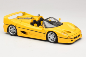 Ferrari F50 Cabriolet Shell Jaune Maisto 1:18 3076-Y2 Métal Moulé — image 6 sur 8