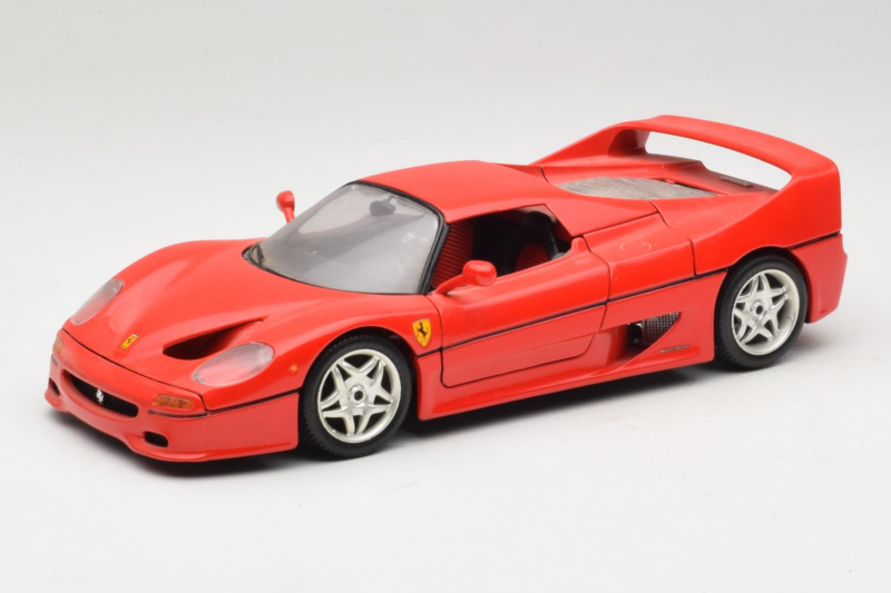 Ferrari F50 Coupe Rouge Bburago 1:18 3382 Métal Moulé