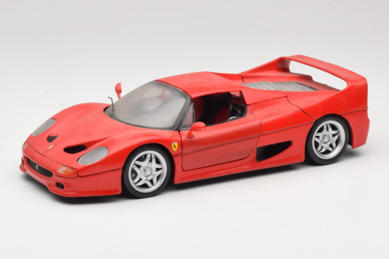 Ferrari F50 Coupé Shell Rouge Maisto 1:18 3076-R1 Métal Moulé