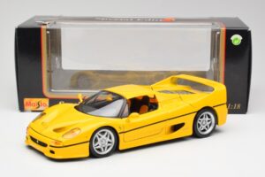Ferrari F50 Giallo Modena Maisto 1:18 F50001 Métal Moulé — image 8 sur 8