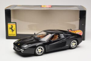 Ferrari F512M Noir Hot Wheels 1:18 23922 Métal Moulé — image 8 sur 8