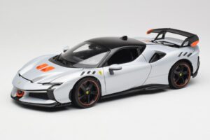 Ferrari SF90 XX Stradale Arctic White Bburago 1:18 18-16020W Métal Moulé