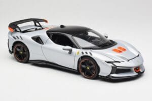 Ferrari SF90 XX Stradale Arctic White Bburago 1:18 18-16020W Métal Moulé — image 6 sur 8