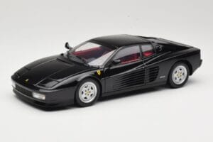 Ferrari Testarossa Noir Kyosho 1:18 08425BK Métal Moulé