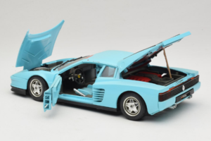 Ferrari Testarossa Borsenmodell 1997 Edition Limitée Bleu Bburago 1:18 B002 Métal Moulé — image 5 sur 8