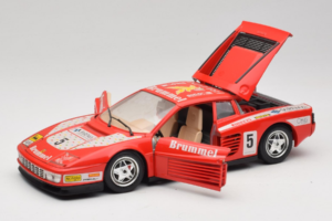 Ferrari Testarossa Brummel #5 Rouge 1984 Bburago 1:18 3004-P1 Métal Moulé — image 2 sur 8