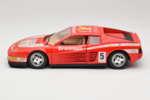 Ferrari Testarossa Brummel #5 Rouge 1984 Bburago 1:18 3004-P1 Métal Moulé — image 4 sur 8