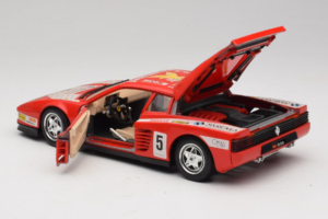 Ferrari Testarossa Brummel #5 Rouge 1984 Bburago 1:18 3004-P1 Métal Moulé — image 5 sur 8