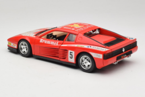Ferrari Testarossa Brummel #5 Rouge 1984 Bburago 1:18 3004-P1 Métal Moulé — image 7 sur 8