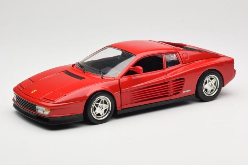 Ferrari Testarossa Rouge Hot Wheels 1:18 23918 Métal Moulé