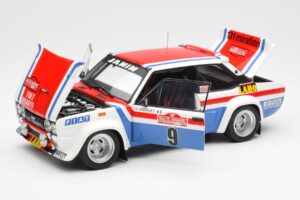 Fiat 131 Abarth Fiat France #9 J-C. Andruet / C. Delferrier Winner Rally Sanremo 1977 Kyosho 1:18 08375A Métal Moulé — image 2 sur 8