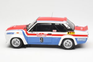 Fiat 131 Abarth Fiat France #9 J-C. Andruet / C. Delferrier Winner Rally Sanremo 1977 Kyosho 1:18 08375A Métal Moulé — image 4 sur 8