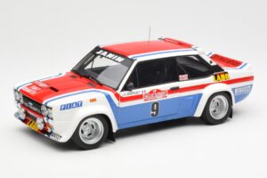 Fiat 131 Abarth Fiat France #9 J-C. Andruet / C. Delferrier Winner Rally Sanremo 1977 Kyosho 1:18 08375A Métal Moulé