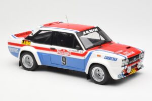Fiat 131 Abarth Fiat France #9 J-C. Andruet / C. Delferrier Winner Rally Sanremo 1977 Kyosho 1:18 08375A Métal Moulé — image 6 sur 8