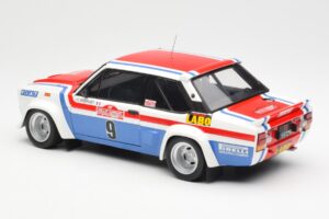 Fiat 131 Abarth Fiat France #9 J-C. Andruet / C. Delferrier Winner Rally Sanremo 1977 Kyosho 1:18 08375A Métal Moulé — image 7 sur 8