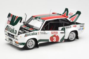 Fiat 131 Abarth #3 M. Alen / I. Kivimaki Winner Rally 1000 Lakes 1980 Kyosho 1:18 08376H Métal Moulé — image 2 sur 8