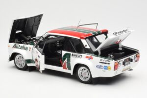 Fiat 131 Abarth #3 M. Alen / I. Kivimaki Winner Rally 1000 Lakes 1980 Kyosho 1:18 08376H Métal Moulé — image 5 sur 8