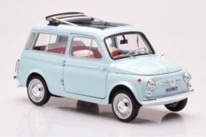Fiat 500 Giardiniera Acquamarina Bleu Norev 1:18 187742 Métal Moulé — image 6 sur 7