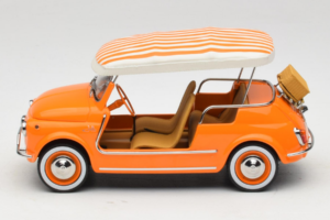 Fiat 500 Jolly Orange Norev 1:18 187791 Métal Moulé — image 3 sur 6