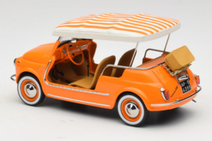 Fiat 500 Jolly Orange Norev 1:18 187791 Métal Moulé — image 5 sur 6