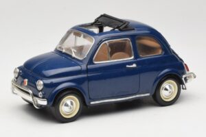 Fiat 500 L Bleu Bburago 1:18 3327 Métal Moulé